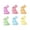 Pastel, variant on Easter Rabbit Figurines, Realistic Resin Easter Bunny Decorations for Home, Tabletop, Mantel, Nursery – 4.3 Inch Pastel Macaron Style Bunny Statues