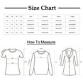 thumbnail image 2 of SNKSDGM Casual Easter Shirts for Women Shirts for Women Graphic Tees Summer Short Sleeved and Linen Women's Thin Loose High End Retro V Neck Shirt Pullover Linen Top Women's Tops 3/4 Sleeve Loose Fit, 2 of 7