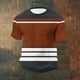 thumbnail image 3 of Ceisia Men's Summer Casual Slim Fit Crew Neck Short Sleeve T-Shirt Multi-Color Striped Waffle Knit Stretch Fabric Brown XL Gifts, 3 of 7