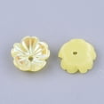 thumbnail image 2 of 100pc Opaque Resin Beads AB Color Plated 5-Petal Flower Mixed Color 8x8x2.5mm Hole: 1mm, 2 of 2