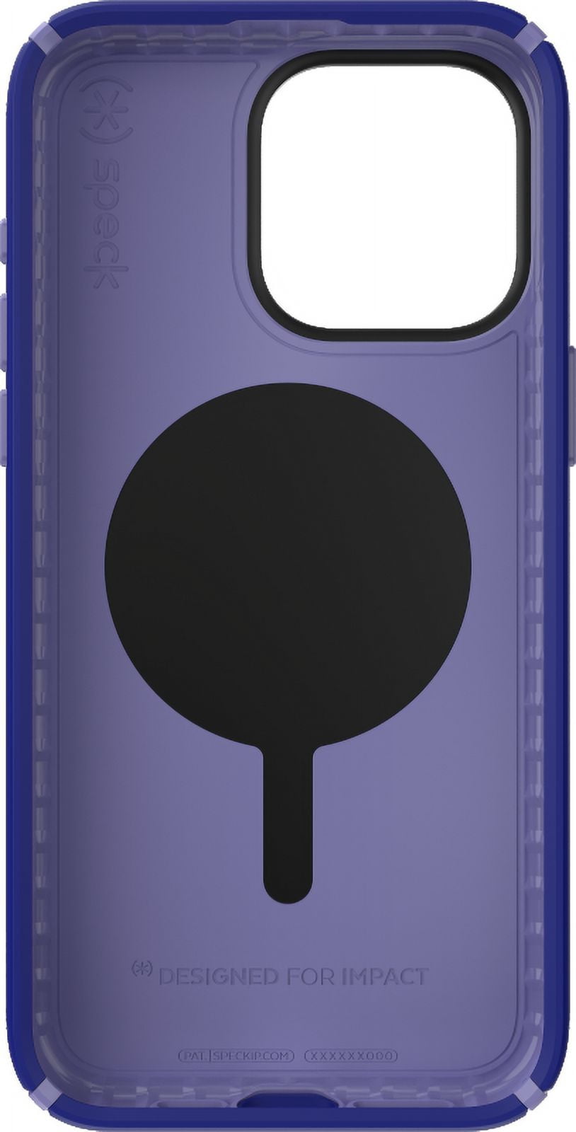 Speck iPhone 15 Pro Max Case-Presidio2 Pro-ClickLock-MagSafe-6.7 Inch Phone Case-Future Blue/Purple Ink/Sky Purple