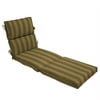 Outdoor Chaise Lounge Cushion, Stripe