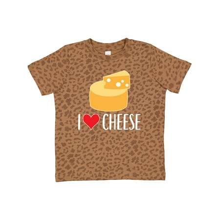 

Inktastic I Love Cheese Funny Cheese Lover Gift Toddler Boy or Toddler Girl T-Shirt