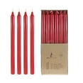 thumbnail image 2 of DDI 1996388 Bougie Droite 12 Pouces Non Parfumée en Boîte Marron - Rouge Boîte de 24, 2 of 3