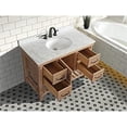 thumbnail image 2 of Ari Kitchen & Bath Marina Farmhouse 42" Solid Wood Bathroom Vanity in Driftwood, 2 of 10
