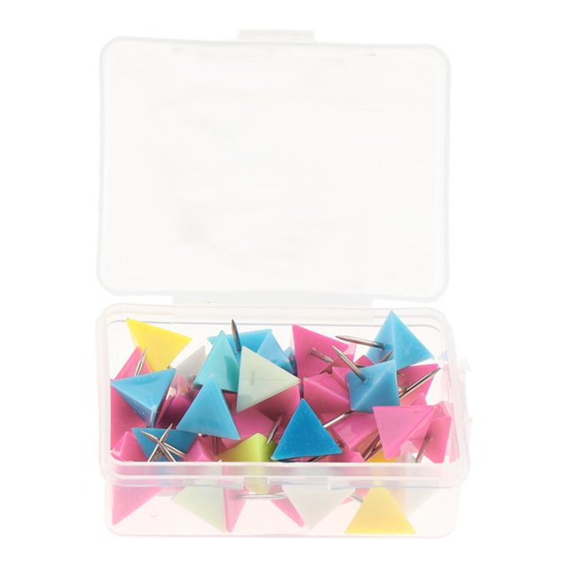 Abbracc 45 Pcs Piques à Pouce pour Tableau d'Affichage Projets DIY Plastique_c