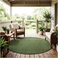 thumbnail image 5 of Koeckritz Rugs Garden Escape Holly Leaf Premium Indoor/Outdoor Round Area Rug, 9' Round, 5 of 8