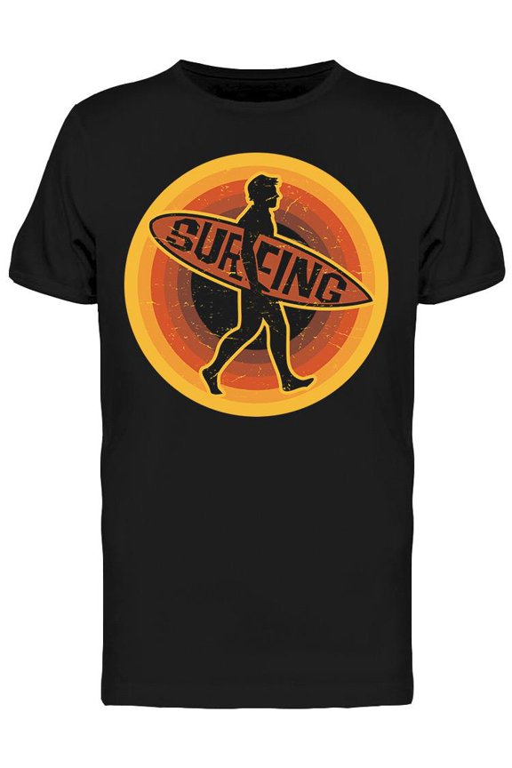 Surfer Man  T-Shirt Men -Image by Shutterstock, Male Medium