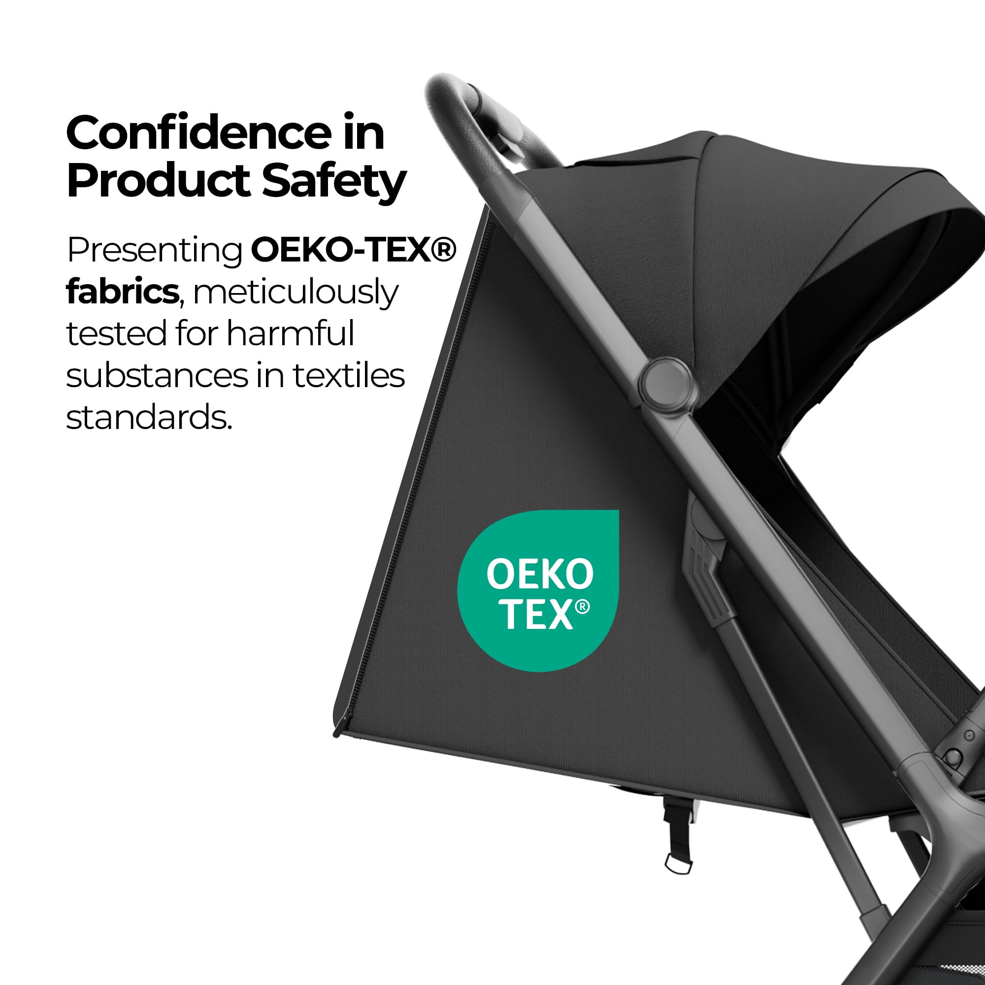 MAMA & BABY Packa Travel Stroller with One-Hand Automatic Folding, Ultra-Compact, Black, 18.3LB, Unisex