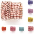 thumbnail image 2 of HUGFEGWE 5Yard High Density 4mm Rhinestone Cup Chain Sew On Glue On DIY Trimming-Crystal Rhinestones for Crafts-Rhinestones for Sewing-Rhinestone Close Chain-Rhinestone Chain for Jewelry Making, 2 of 5