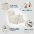 thumbnail image 2 of ATJIA Stretch Recliner Chair Covers Velvet Plush Chair Slip Covers with Arms 1-Piece Furniture Protector Couch Soft with Elastic Bottom Non Slip, 2 of 8