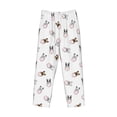 thumbnail image 4 of Xecao Bbaseball Dog Men's Straight Lounge Pajama Pants: The Ultimate in Comfortable Sleepwear, 4 of 9