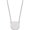 White Gold, variant on 14K White Gold .027 Gauge Circular Engravable Disc 18 Necklace
