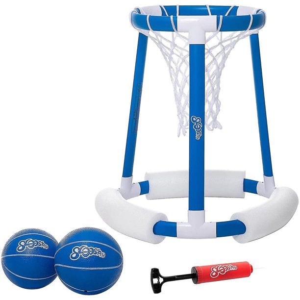 Floating Pool Basketball Hoop Game For Swimming Pool Includes Hoop, 2