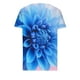 thumbnail image 5 of Top de Verano de las Mujeres, Cuello en V Moda Casual de Manga Corta Blusa, Primavera Y Verano Ligero Top, 5 of 9