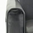 thumbnail image 5 of GDF Studio Paris Bonded Leather Recliner Club Chair, Black, 5 of 12
