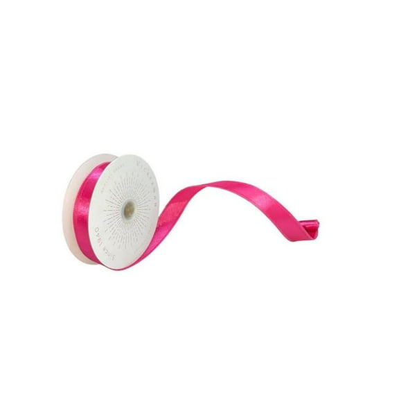 Vickerman QTX240759 1 in. x 10 Yards Hot Pink Satin Ribbon