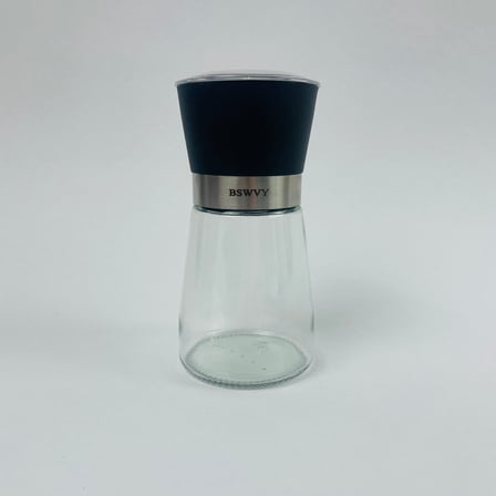 BSWVY Hand-operated Pepper Mills, Refillable Pepper Mill 6 OZ, Adjust Coarseness