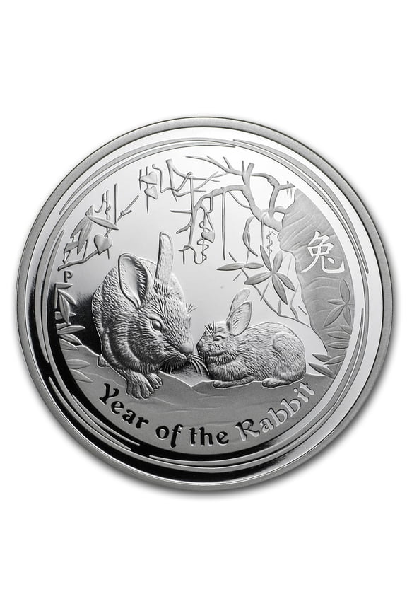 2011 Australia 1 oz Silver Year of the Rabbit Proof