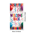 thumbnail image 1 of Welcome Back Banner for Office School Decorations with Balloons Colorful Pencils Party Supplies and Festive Backdrop for Event Celebration Classroom Decor, 1 of 4