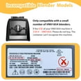 thumbnail image 2 of 48 oz Container with Compatible With A3500 A2500 A2300 A3300 VM0185 VM0185B V1200 X5 X4 X3 X2 Smart Blender replacement Pitcher, Replace 063852 63126 Container Jar, 2 of 8