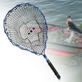 thumbnail image 6 of figatia Fishing Landing Net Extendable EVA Handle Fishing Net for Bass Prawns Salmon Blue, 6 of 8