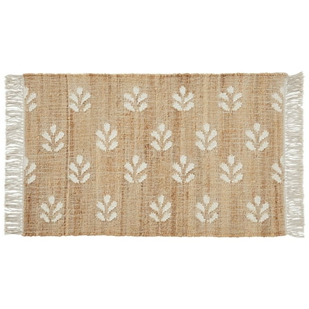 Better Homes & Gardens Floral Jute 2' x 3' Accent Rug