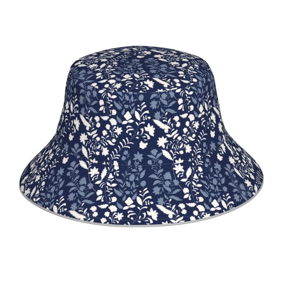 Xecao Plant Print Men and Women Night Reflective Hat Runner Cap Visor Bucket Hat Boonie Cap