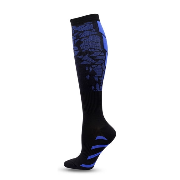 LYMAYTER Woman Man Compression Socks Long Running Cycling Socks Calf Support Performance Socks S-XL