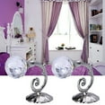 thumbnail image 4 of 2 Pcs Curtain Hanging Hooks Hold Backs Wall Door Tie Backs Home Silver Gold Crystal Elegant Decor Window Treatment Hardware, 4 of 5