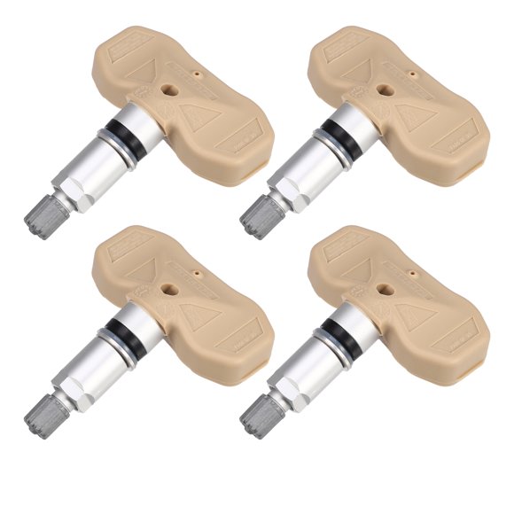 4 sensores TPMS 15114379 de repuesto para Chevrolet Tahoe para GMC Sierra 2005-2006 de plástico beige.