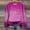 Hot Pink, variant on Womens Crew Neck Sweatshirts Casual Solid Color Long Sleeve Tops Casual Lightweight Loose Fit Pullover Tops Blue L