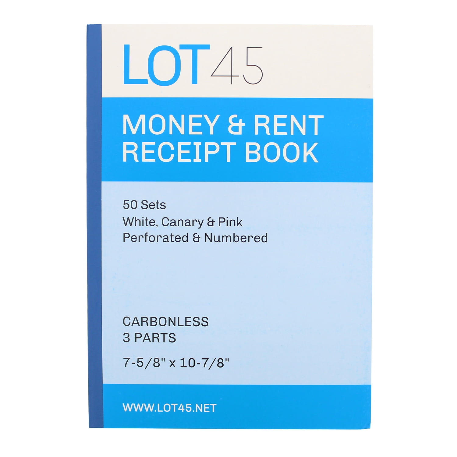 Rediform Money/Rent Unnumbered Receipt Book RED23L115