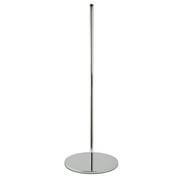 Econoco BASERD7 Round Weighted Base with 0.875 in. Dia. Upright - Chrome