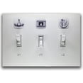 thumbnail image 2 of Visual Light Switch Sticker Labels - Living Room and Kitchen Theme, White, 3D, 24PCS, 2 of 6