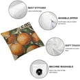thumbnail image 6 of nygtbtfer Farm Pillow Cover  Farmhouse Decor Decorative Cushion Case for Sofa Couch Vintage Fruit Orange Decorations Throw Pillowcase  24x24in, 6 of 7