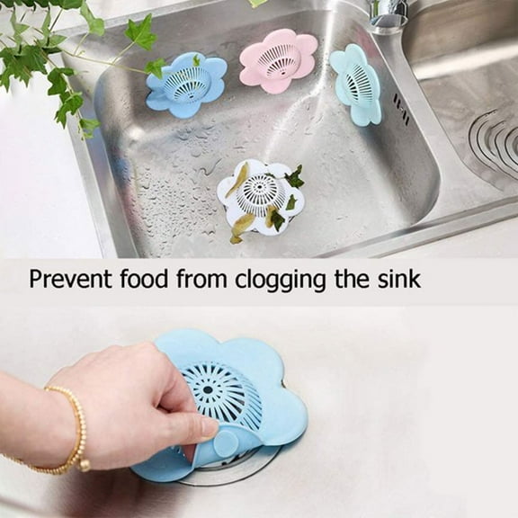 Clearance Strainers under $5 Hair Catcher Silicone Hair Stopper Shower Drain Bathtub And Shower Drain Protectors With Suction Cups Suit For Bathroom Bathtub And Kitchen 4 Pack