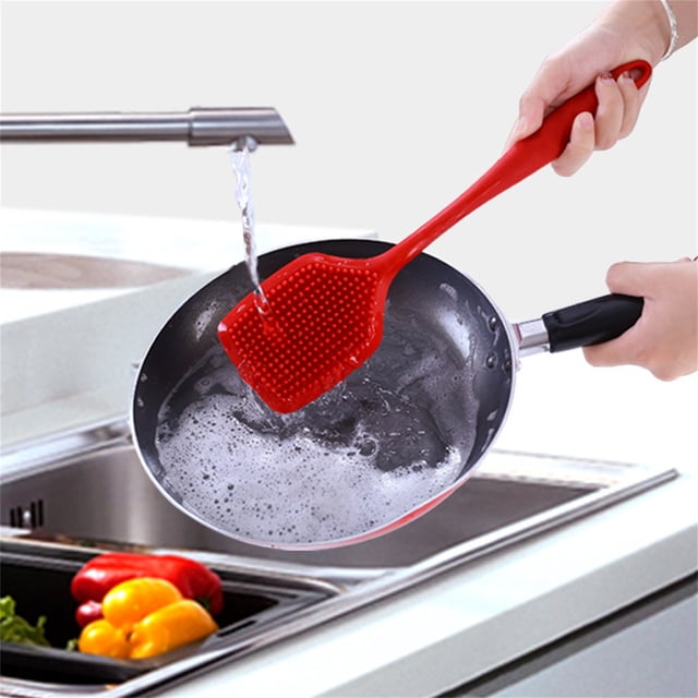 onlyliua Ofertas Flash Cepillo Antiadherente para Sartén de Cocina, Herramienta de Limbieza para Lavavajillas