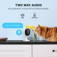 Instachew Purrsight Mini WiFi Pet Camera, Indoor Security Camera with