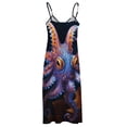 thumbnail image 5 of Octopus in The Mysterious Ocean Sleeveless Dress Women's Luxury Party Dress Birthday Dresses for Women, 5 of 7