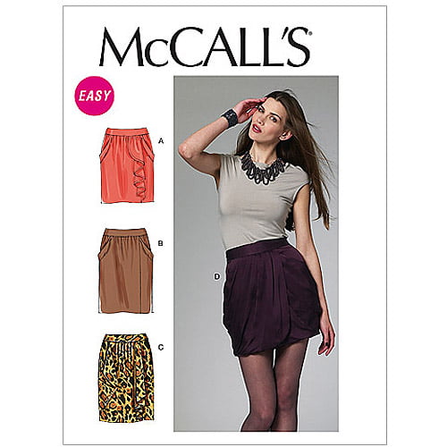 McCall's Pattern Misses' Skirts, AA (6, 8, 10, 12) - Walmart.com ...