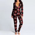 thumbnail image 1 of Mono de pijama Sexy para mujer, traje de espalda, trasero, trasero abierto, mono de rayas de cebra, monos estampados, ropa de estar por casa para el Día de San Valentín, 1 of 4