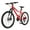 Red, variant on UBesGoo 24in Mountain Bike Shimano 21 Speed  with Disc Brake,  Red