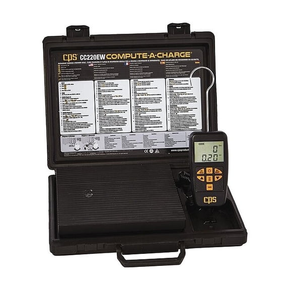 Cps Products Charging Scale, 220 lb Max, LCD CC220EW