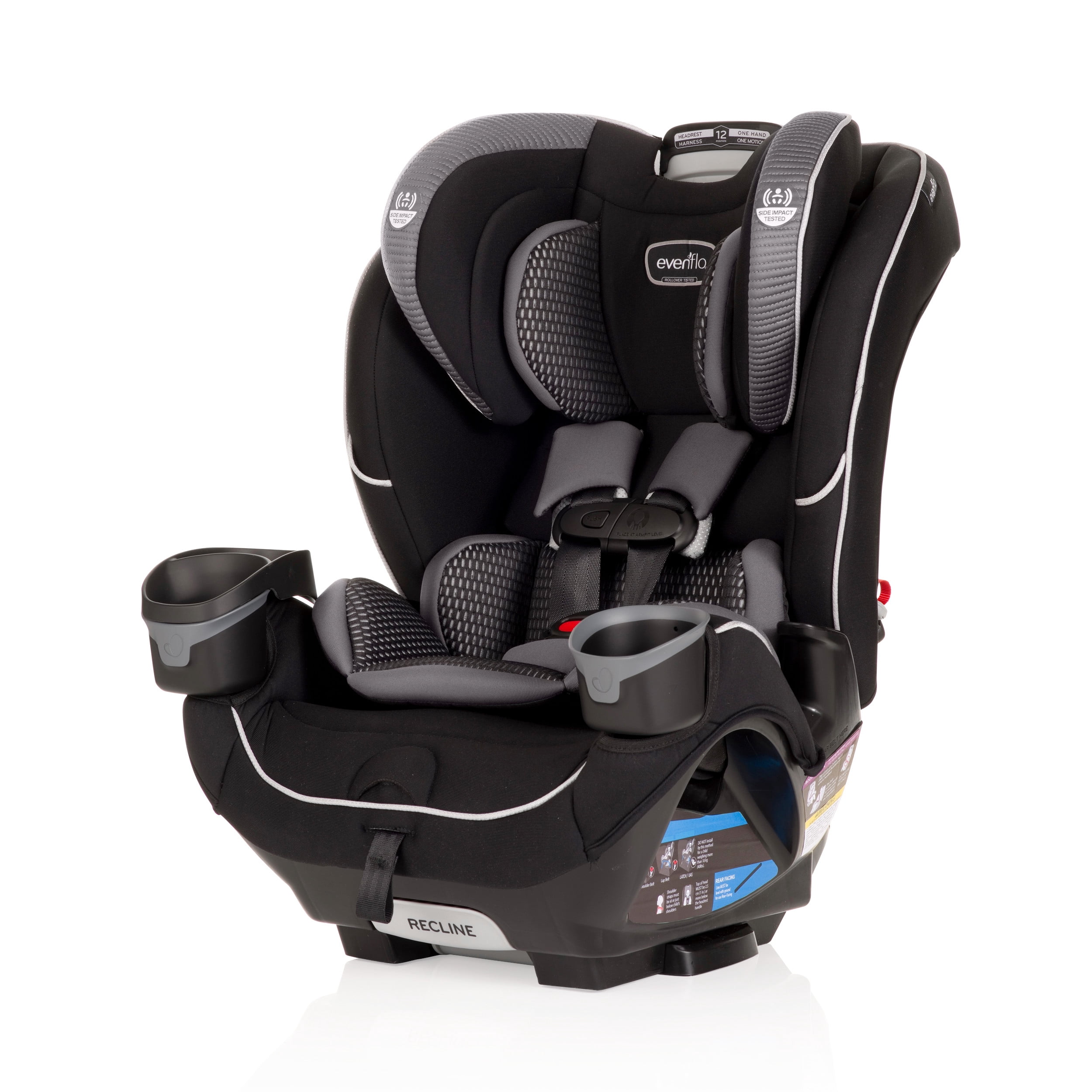Evenflo EveryFit/All4One 3-in-1 Convertible Car Seat (Olympus Black) -  Walmart.com