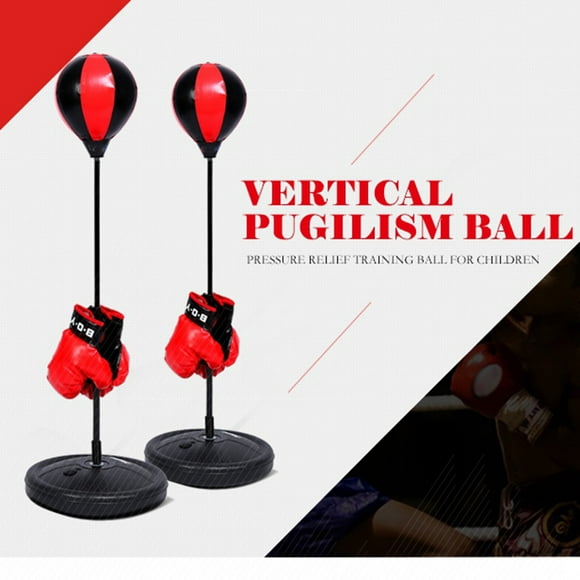 Boxing Set, Adjustable Height Punching Ball Bag, Fighting Game With Gloves Boxing Balls, For Teenagers For Kids