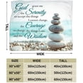 thumbnail image 6 of Serenity Prayer Blanket Plush Cozy Christian Religious Throw Blanket Gifts for Girls Boys Women Men Fleece Fuzzy Bible Verse Blankets for Bed 50"X40", 6 of 6