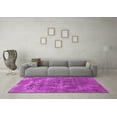 thumbnail image 3 of Ahgly Company Indoor Round Oriental Pink Industrial Area Rugs, 6' Round, 3 of 4