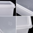 thumbnail image 3 of Moyic PP Amplia gama de tamaños para soluciones eficientes de almacenamiento de alimentos Organización eficiente Contenedores de Organizadores de utensilios de cocina blanco lechoso Mini 1L, 3 of 6