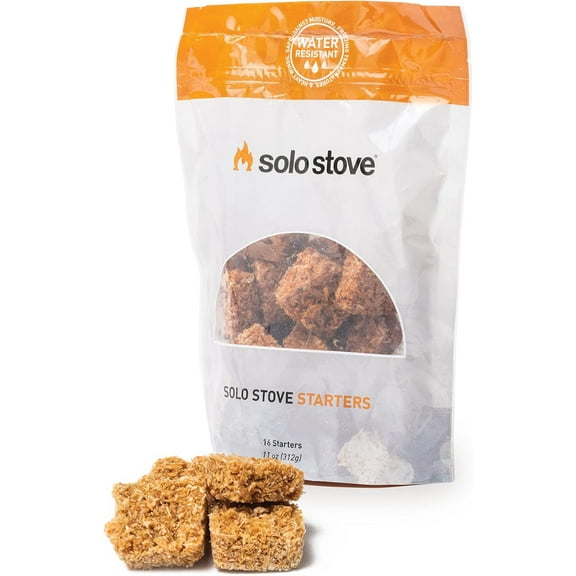 Stove Fire Pit Starters 16 Count Fireplace Starter for Grilling Camping Cooking Campfires